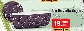 Üç Boyutlu Saksı 7,3 l image