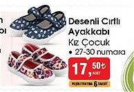 Desenli Cırtlı Ayakkabı Kız Çocuk image