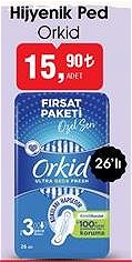 Orkid Hijyenik Ped 26'lı image