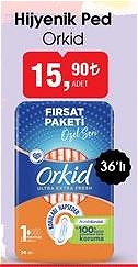 Orkid Hijyenik Ped 36'lı image