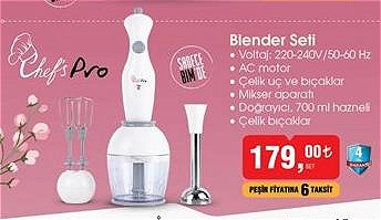 Bim Chef's Pro Blender Seti