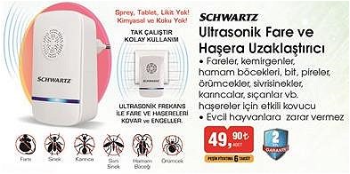 Schwartz Ultrasonik Fare ve Haşera Uzaklaştırıcı image