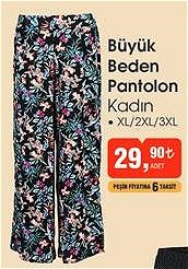 Büyük Beden Pantolon Kadın image