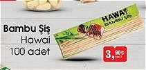 Hawai 100 Adet Bambu Şiş image