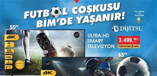 Dijitsu 55" Ultra HD Smart Televizyon image