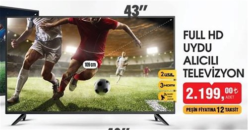 Dijitsu 43" Full HD Uydu Alıcılı Televizyon image