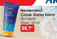 Nivea Nemlendirici Çocuk Güneş Kremi 50 Faktör 150 ml image