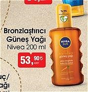 Nivea Bronzlaştırıcı Güneş Yağı 200 ml image