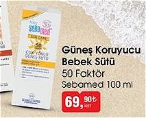 Sebamed Güneş Koruyucu Bebek Sütü 50 Faktör 100 ml image