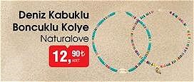 Naturalove Deniz Kabuklu Boncuklu Kolye image