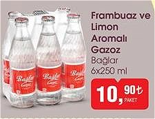 Bağlar 6x250 ml Frambuaz ve Limon Aromalı Gazoz image