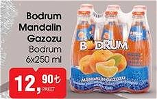 Bodrum 6x250 ml Bodrum Mandalin Gazozu image