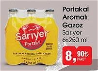 Sarıyer 6x250 ml Portakal Aromalı Gazoz image