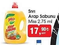 Miss Sıvı Arap Sabunu 2,75 ml image