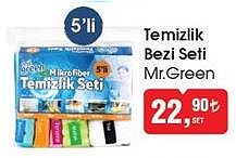 Mr.Green Temizlik Bezi Seti 5'li image