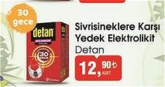 Detan Sivrisineklere Karşı Yedek Elektrolikit 30 Gece image