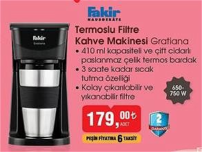 Fakir Gratiana Termoslu Filtre Kahve Makinesi image