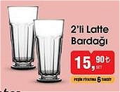 Paşabahçe 2'li Latte Bardağı image