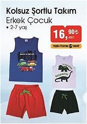 Kolsuz Şortlu Takım Erkek Çocuk image