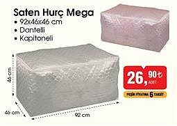 Saten Hurç Mega 92x46x46 cm image