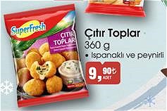 SuperFresh Çıtır Toplar 360 g Ispanaklı ve Peynirli image