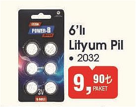 6'lı Lityum Pil 2032 image