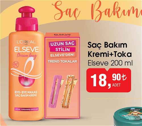 Elseve 200 ml Saç Bakım Kremi+Toka image