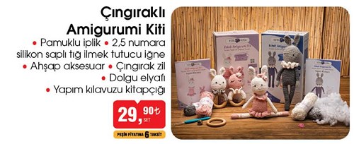 Çıngıraklı Amigurimi Kiti image