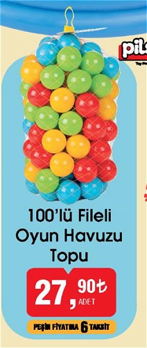 Pilsan 100'lü Oyun Havuzu Topu image