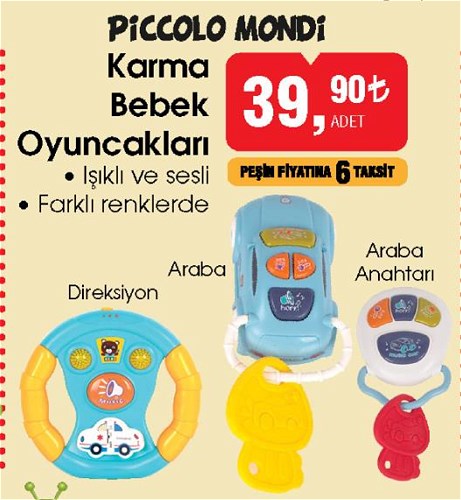 Piccolo Mondi Karma Bebek Oyuncakları/Adet image