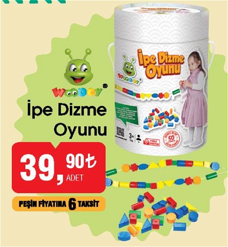 Woodoy İpe Dizme Oyunu image