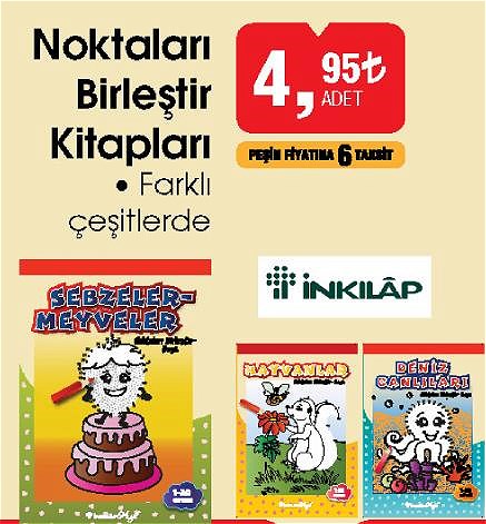 Inkılap Noktaları Birleştir Kitapları/Adet image