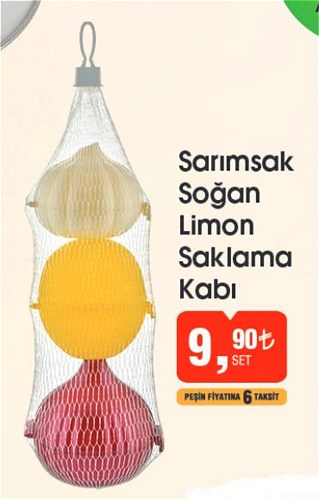 Sarımsak Soğan Limon Saklama Kabı image