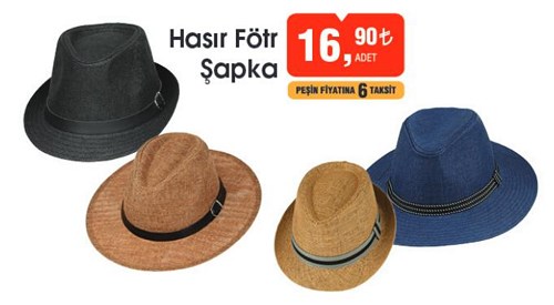 Hasır Fötr Şapka image