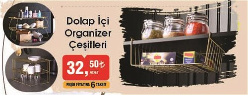 Dolap İçi Organizer Çeşitleri image