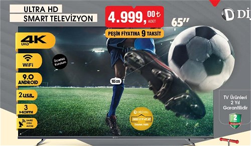 Dijitsu Ultra HD Smart Televizyon 65'' image
