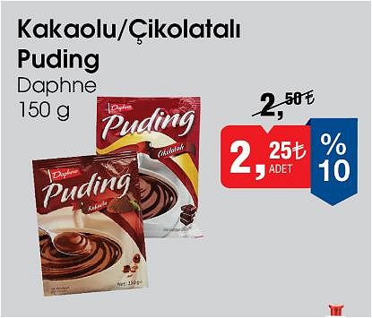 Daphne Kakaolu/Çikolatalı Puding 150 g image