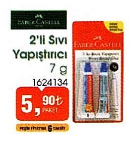 Faber-Castell 2'li Sıvı Yapıştırıcı 7 g image