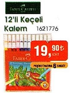 Faber-Castell 12'li Keçeli Kalem image