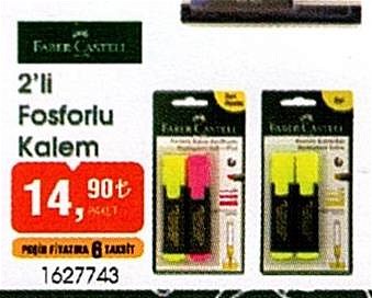 Faber-Catell 2'li Fosforlu Kalem image