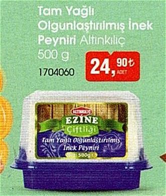 Altınkılıç Tam Yağlı Olgunlaştırılmış İnek Peyniri 500 g image