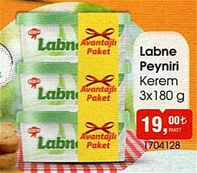Kerem Labne Peyniri 3x180 g image