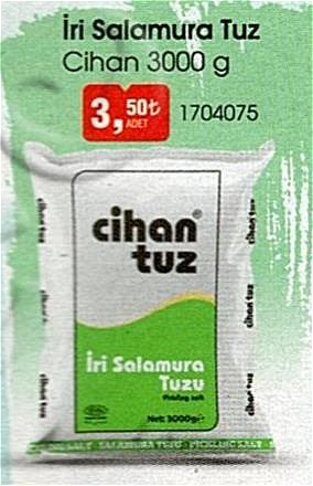 Cihan İri Salamura Tuz 3000 g image