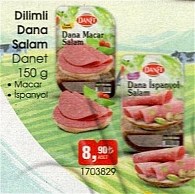 Danet Dilimli Dana Salam 150 g image