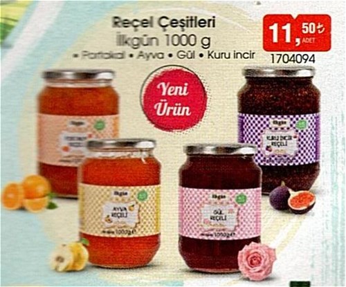 İlkgün Reçel Çeşitleri 1000 g image