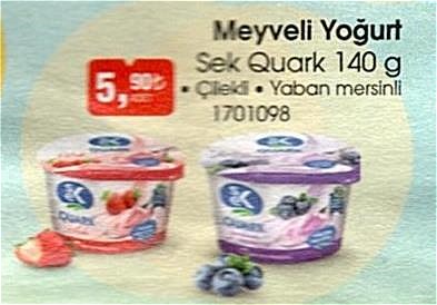 Sek Quark Meyveli Yoğurt 140 g image