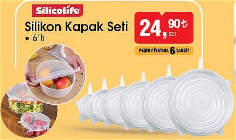 Silicolife Silikon Kapak Seti 6'lı image