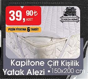 Casilda Home Kapitone Çift Kişilik Yatak Alezi 150x200 cm image