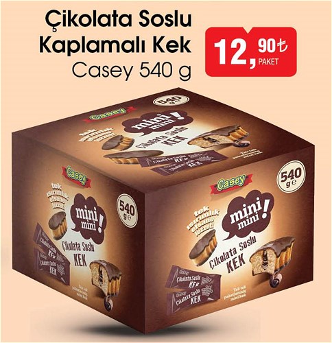 Casey 540 g Çikolata Soslu Kaplamalı Kek image