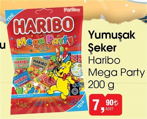 Haribo Mega Party Yumuşak Şeker 200 g image